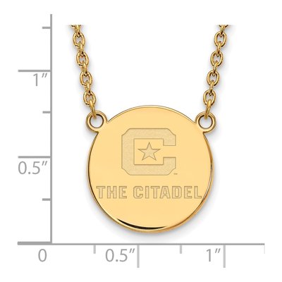 The Citadel 10K Yellow Gold Large Pendant Necklace – view 3