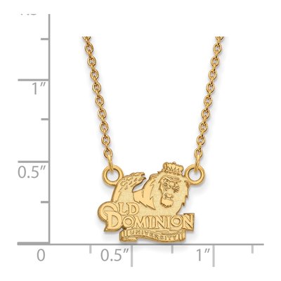 Old Dominion University 10K Yellow Gold Small Old Pendant Necklace – view 2