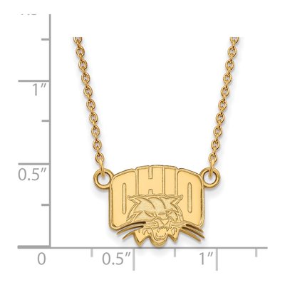 Ohio University 10K Yellow Gold Small Necklace – view 2