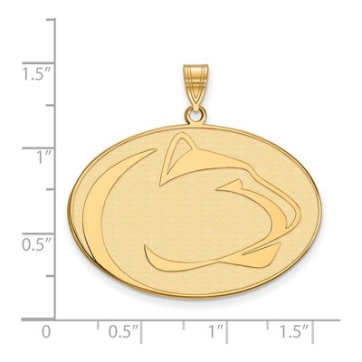 Pennsylvania State University 10K Yellow Gold Penn Lion Extra Large Pendant – view 2