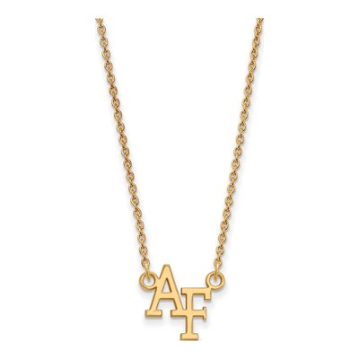 United States Air Force Academy 10K Yellow Gold A-F Small Necklace