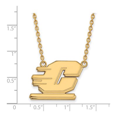 Central Michigan University 10K Yellow Gold Large Letter C Necklace – view 2