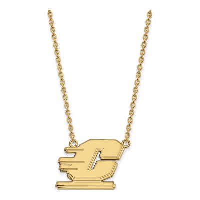 Central Michigan University 10K Yellow Gold Large Letter C Necklace