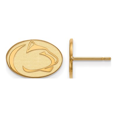 Pennsylvania State University 10K Yellow Gold Penn Lion Extra Small Earrings
