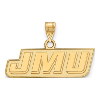 James Madison University 10K Yellow Gold Small JMU Pendant