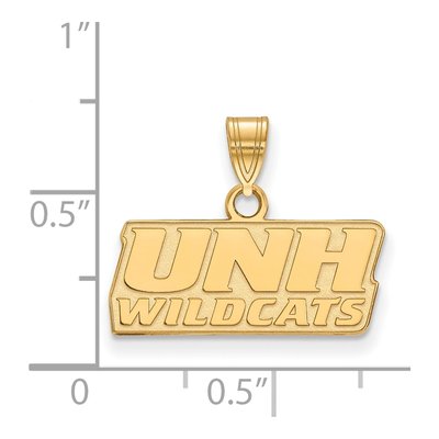 University of New Hampshire 10K Yellow Gold Small Pendant – view 2