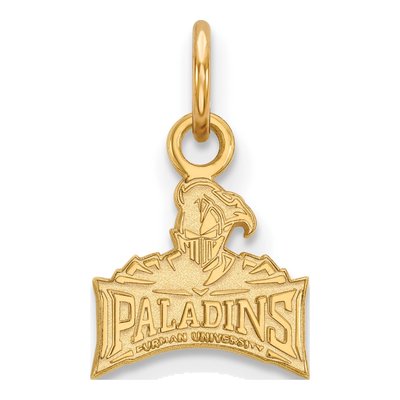 Furman University 10K Yellow Gold Paladins Extra Small Pendant