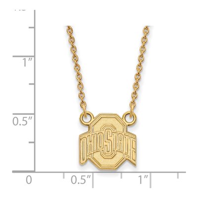 Ohio State University 10K Yellow Gold Small Necklace – view 2