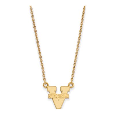 University of Virginia 10K Yellow Gold Small Necklace