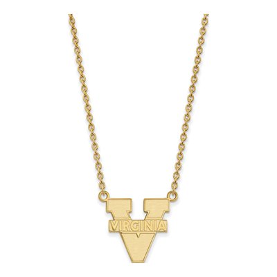 University of Virginia 10K Yellow Gold Large Necklace