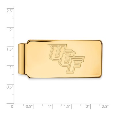 10K Yellow Gold Logoart University Of Central Florida U-C-F Money Clip – view 2