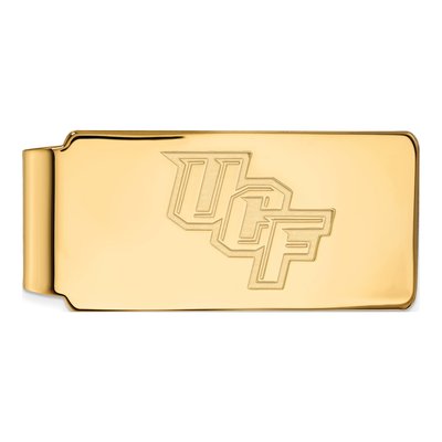 10K Yellow Gold Logoart University Of Central Florida U-C-F Money Clip