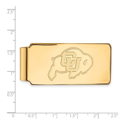 University of Colorado Buffaloes Gold-Plated Money Clip – view 2