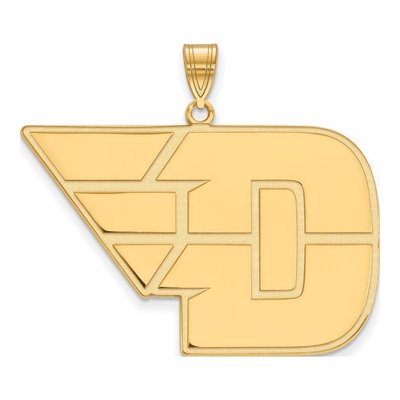 University of Dayton 10K Yellow Gold Extra Large Pendant