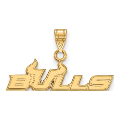 University of South Florida 10K Yellow Gold Bulls Small Pendant