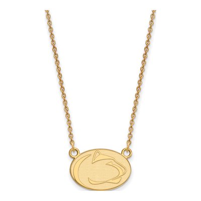 Pennsylvania State University 10K Yellow Gold Small Penn Lion Pendant Necklace