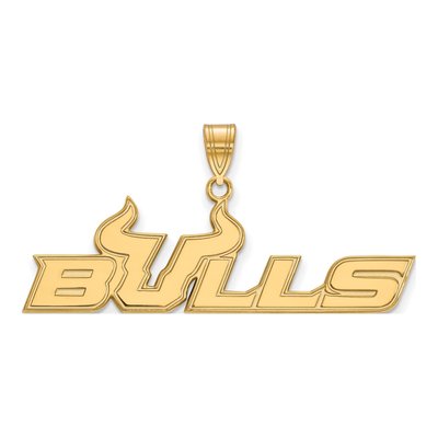 University of South Florida 10K Yellow Gold Bulls Large Pendant