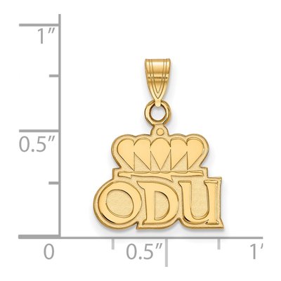 Old Dominion University 10K Yellow Gold Small ODU Old Pendant – view 2