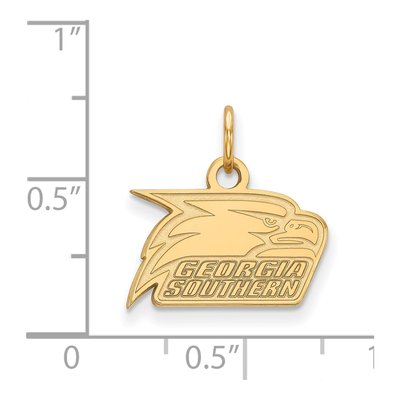 Georgia Southern University 10K Yellow Gold Extra Small Eagle Pendant – view 2