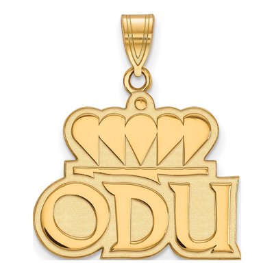 Old Dominion University 10K Yellow Gold Large O-D-U Pendant