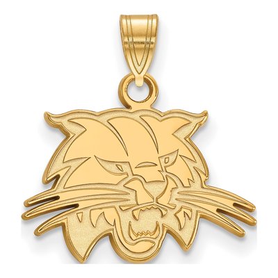 Ohio University 10K Yellow Gold Bobcat Small Pendant