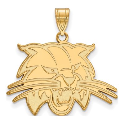 Ohio University 10K Yellow Gold Bobcat Large Pendant
