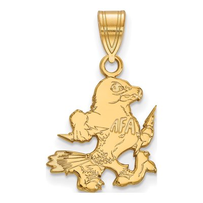 United States Air Force Academy 10K Yellow Gold Falcon Medium Pendant