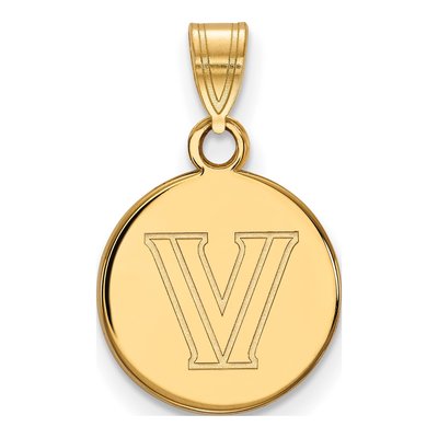 Villanova University 10K Yellow Gold Small Letter V Pendant