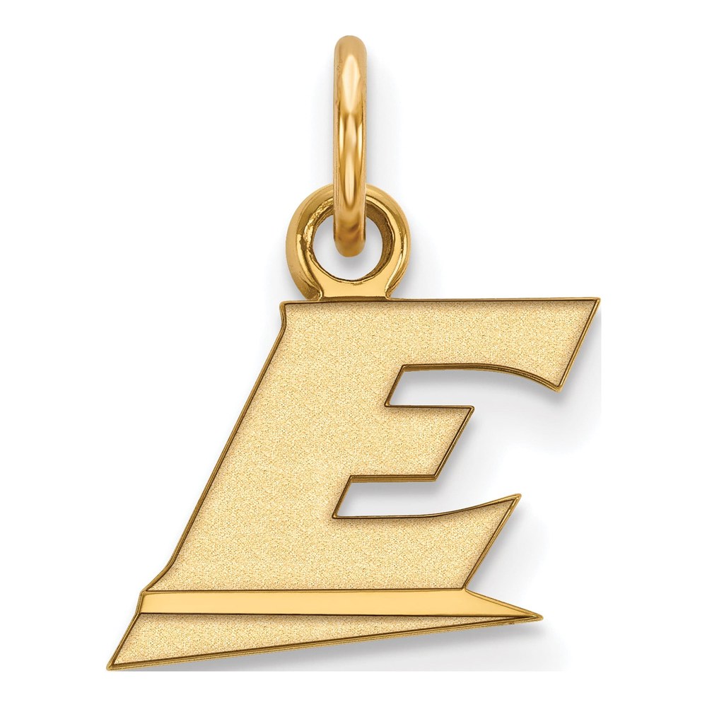 Eastern Kentucky University 10K Yellow Gold Extra Small Letter E Pendant