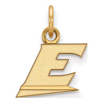 Eastern Kentucky University 10K Yellow Gold Extra Small Letter E Pendant