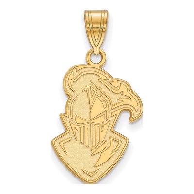 Furman University 10K Yellow Gold Paladins Large Pendant