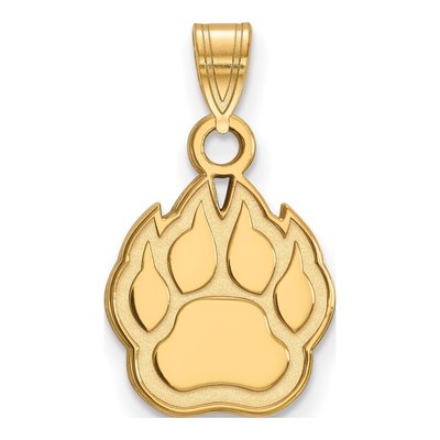 Northern Illinois University 10K Yellow Gold Paw Small Pendant