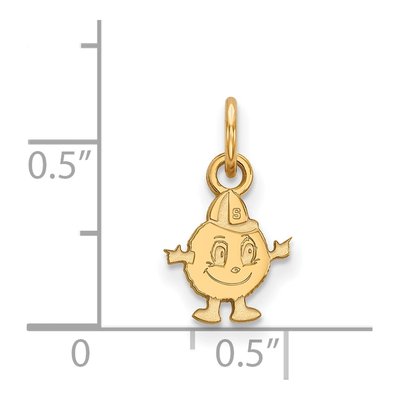 Syracuse University 10K Yellow Gold Mascot Extra Small Pendant – view 2