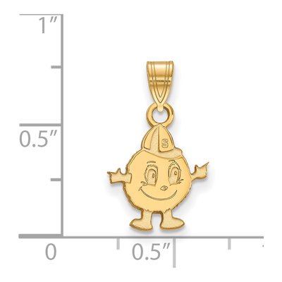 Syracuse University 10K Yellow Gold Small Mascot Pendant – view 2