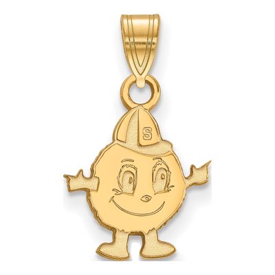 Syracuse University 10K Yellow Gold Small Mascot Pendant