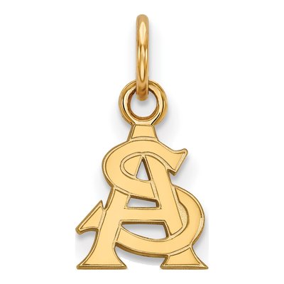 Arizona State University 10K Yellow Gold Extra Small Pendant
