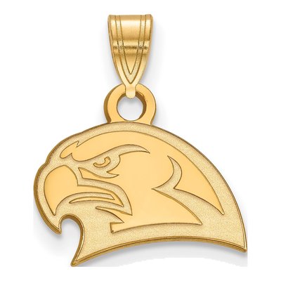 Miami University 10K Yellow Gold Ohio Redhawk Small Pendant