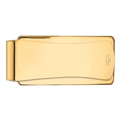 10K Yellow Gold Logoart Oklahoma State University O-S-U Money Clip – view 2