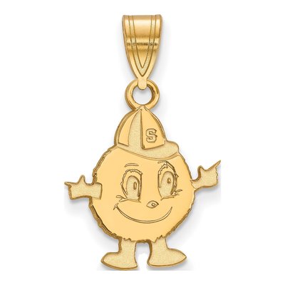 Syracuse University 10K Yellow Gold Medium Mascot Pendant