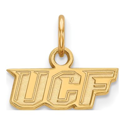 University of Central Florida 10K Yellow Gold U-C-F Extra Small Pendant