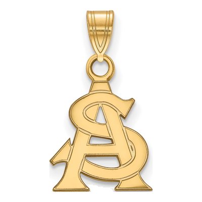 Arizona State University 10K Yellow Gold Small Pendant