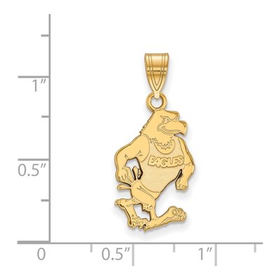 Georgia Southern University 10K Yellow Gold Large Eagle Pendant – view 2