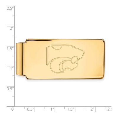 Kansas State Wildcats Gold-Plated Money Clip – view 2