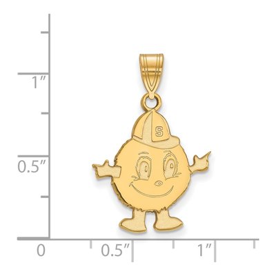 Syracuse University 10K Yellow Gold Large Mascot Pendant – view 2