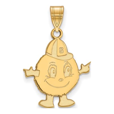 Syracuse University 10K Yellow Gold Large Mascot Pendant