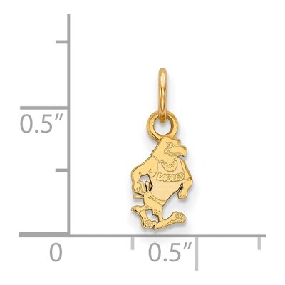 Georgia Southern University 10K Yellow Gold Eagle Extra Small Pendant – view 2