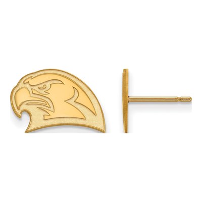 Miami University 10K Yellow Gold Redhawks Stud Earrings