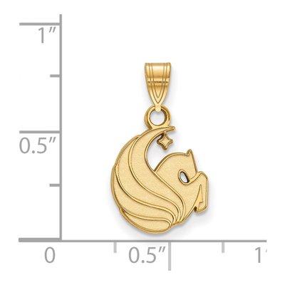 University of Central Florida 10K Yellow Gold Pegasus Small Pendant – view 2