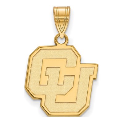 University of Colorado 10K Yellow Gold Medium C-U Pendant