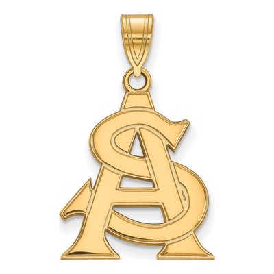Arizona State University 10K Yellow Gold Large Pendant